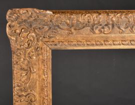 19th Century French School. A Carved Giltwood Louis Style Frame, rebate 52.5" x 44" (133.3 x 111.