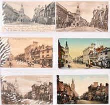 An album of approximately 450 early 20th century postcards of the streets and views of Farnham