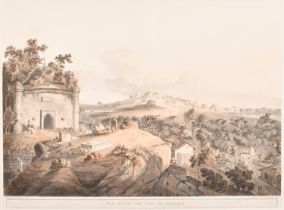 After Henry Salt (1780-1827) British. "A View of within Fort of Monghyr", Engraved by Havell,