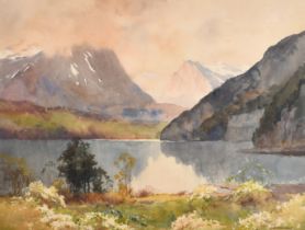 Ernest William Haslehust (1866-1949) British. A Highland Landscape, Watercolour, Signed, and