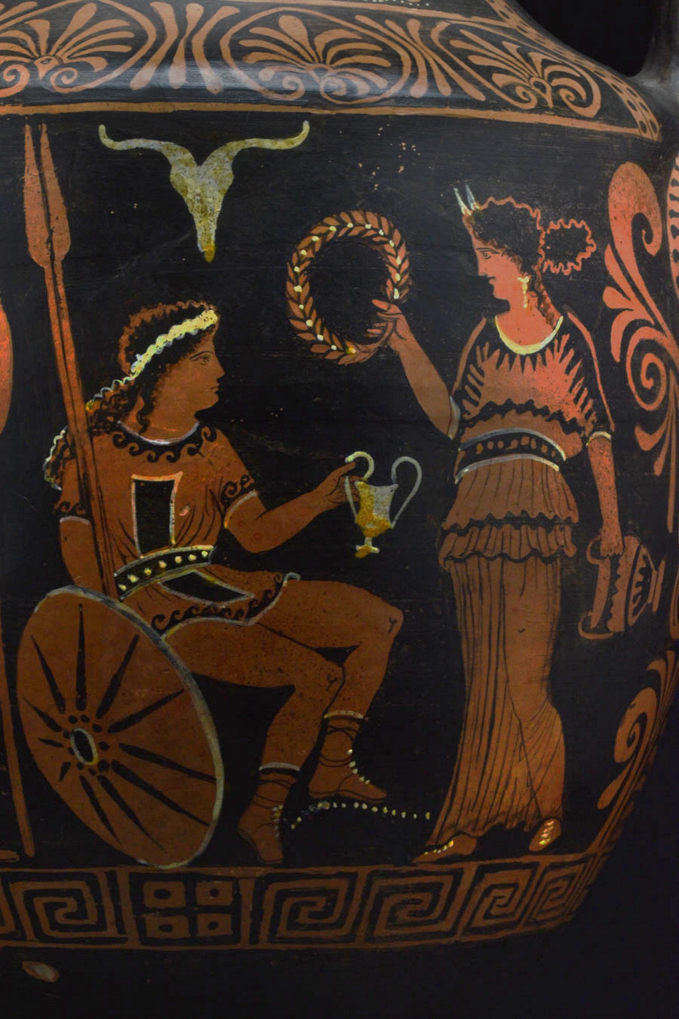 RARE APULIAN-LUCANIAN RED-FIGURE VOLUTE KRATER - TL TESTED - Image 9 of 11