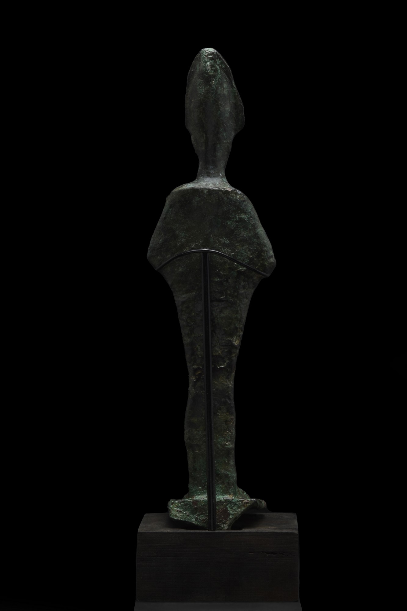 ANCIENT EGYPTIAN BRONZE OSIRIS VOTIVE FIGURE - Image 3 of 4