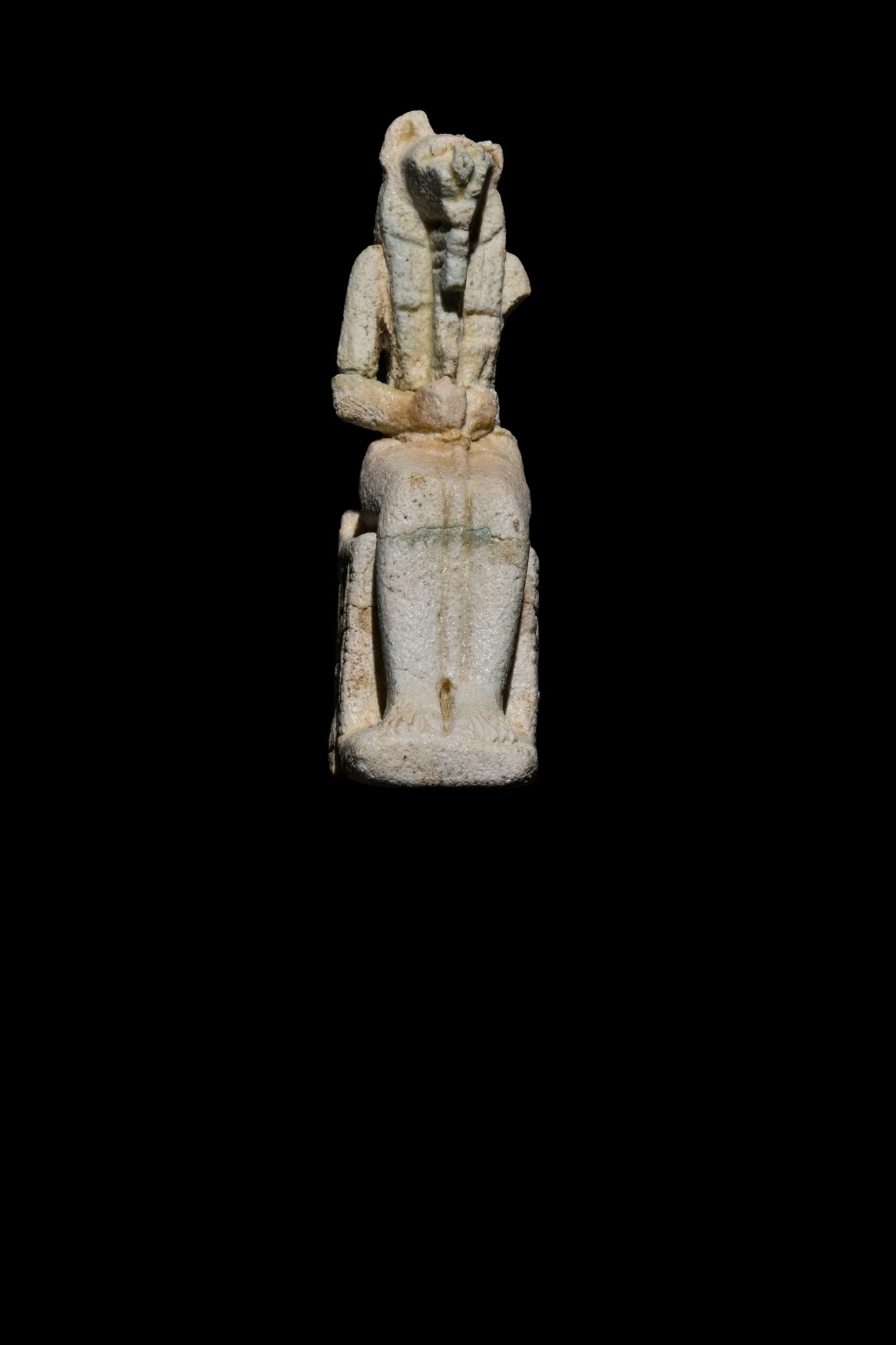 LARGE EGYPTIAN MAAHES STATUETTE - Image 2 of 12