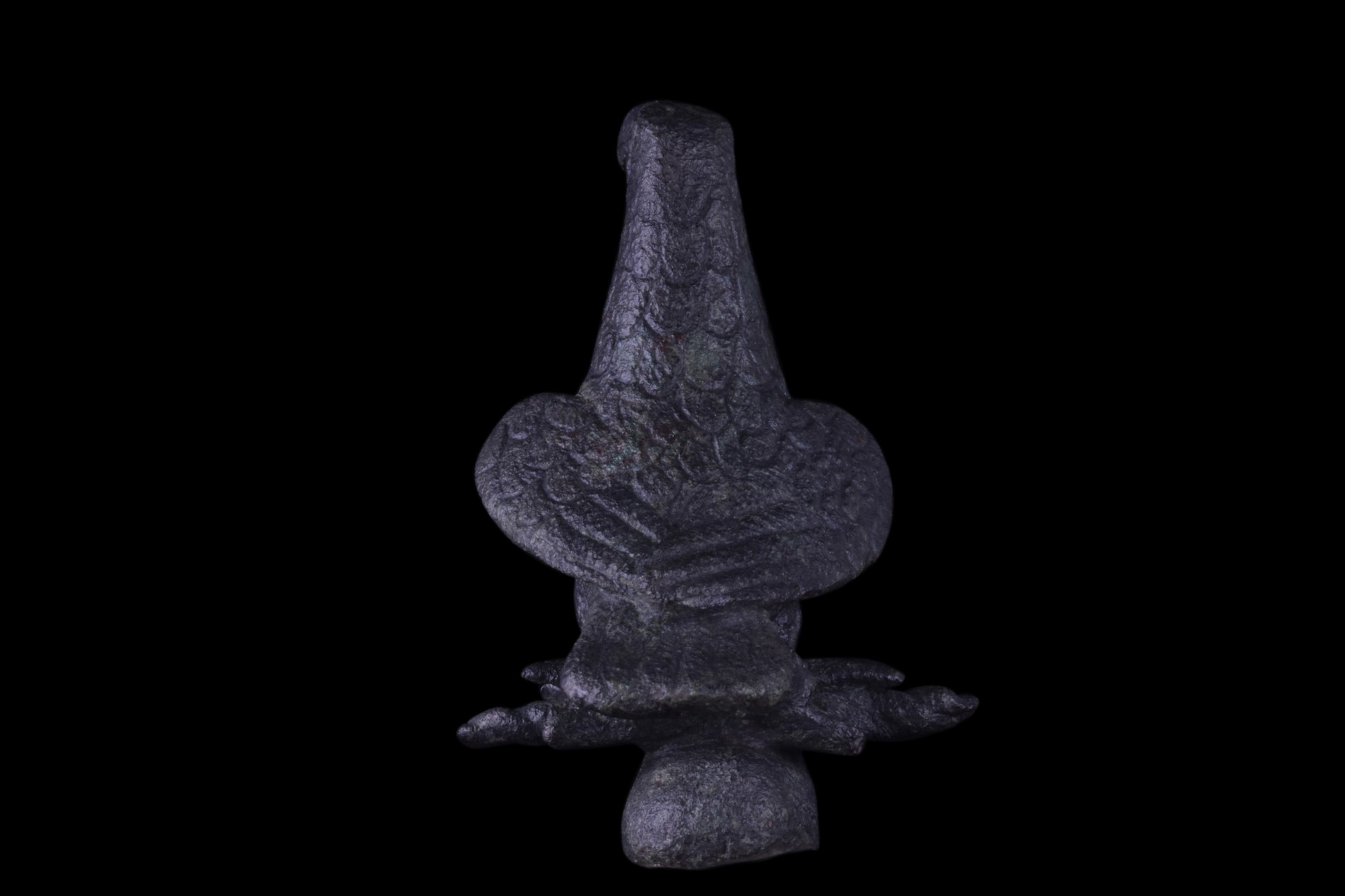 ROMAN BRONZE LEGIONARY EAGLE FIGURINE - Image 3 of 5