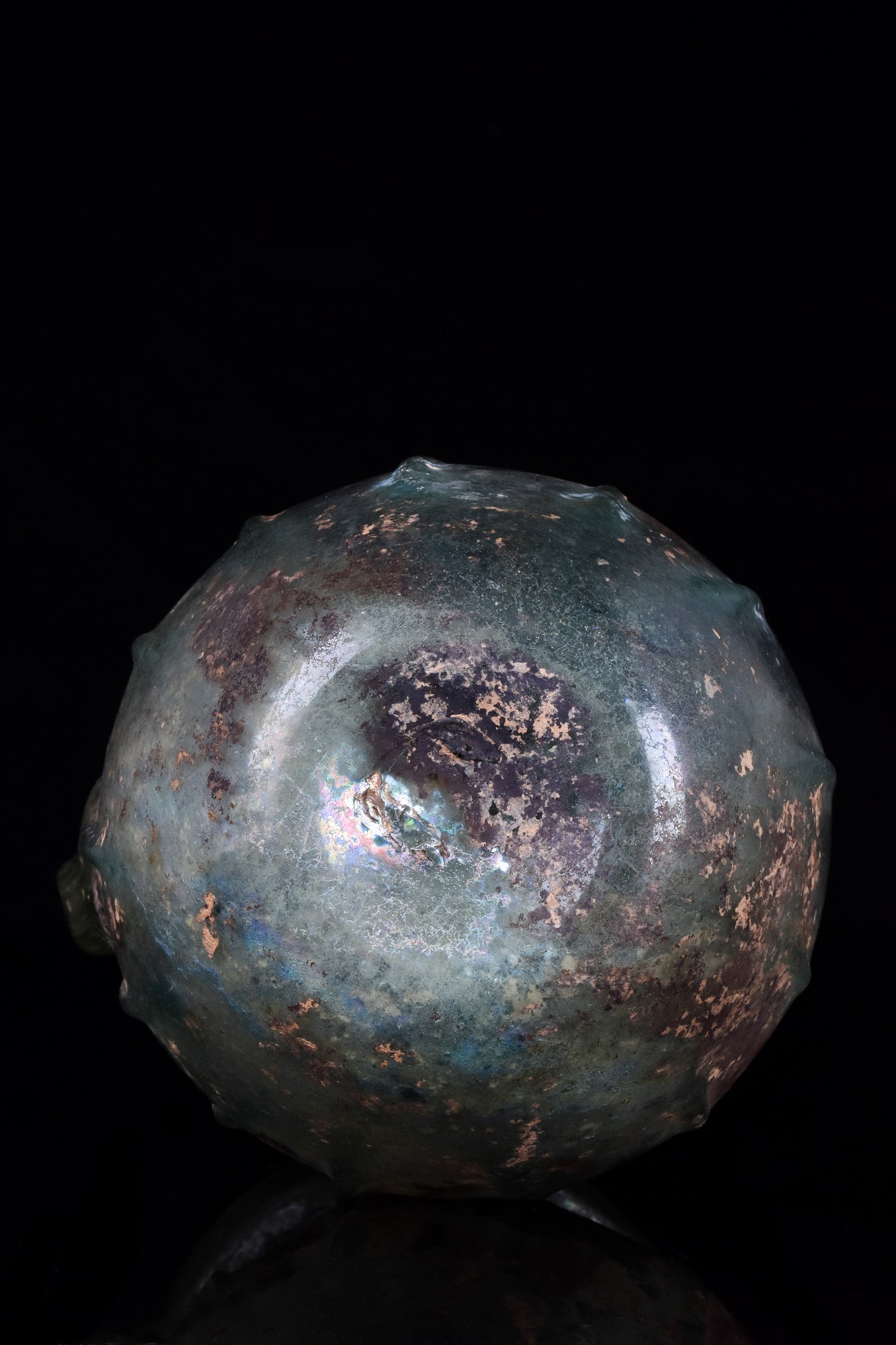 ROMAN GLASS JAR WITH HANDLES - Image 5 of 6