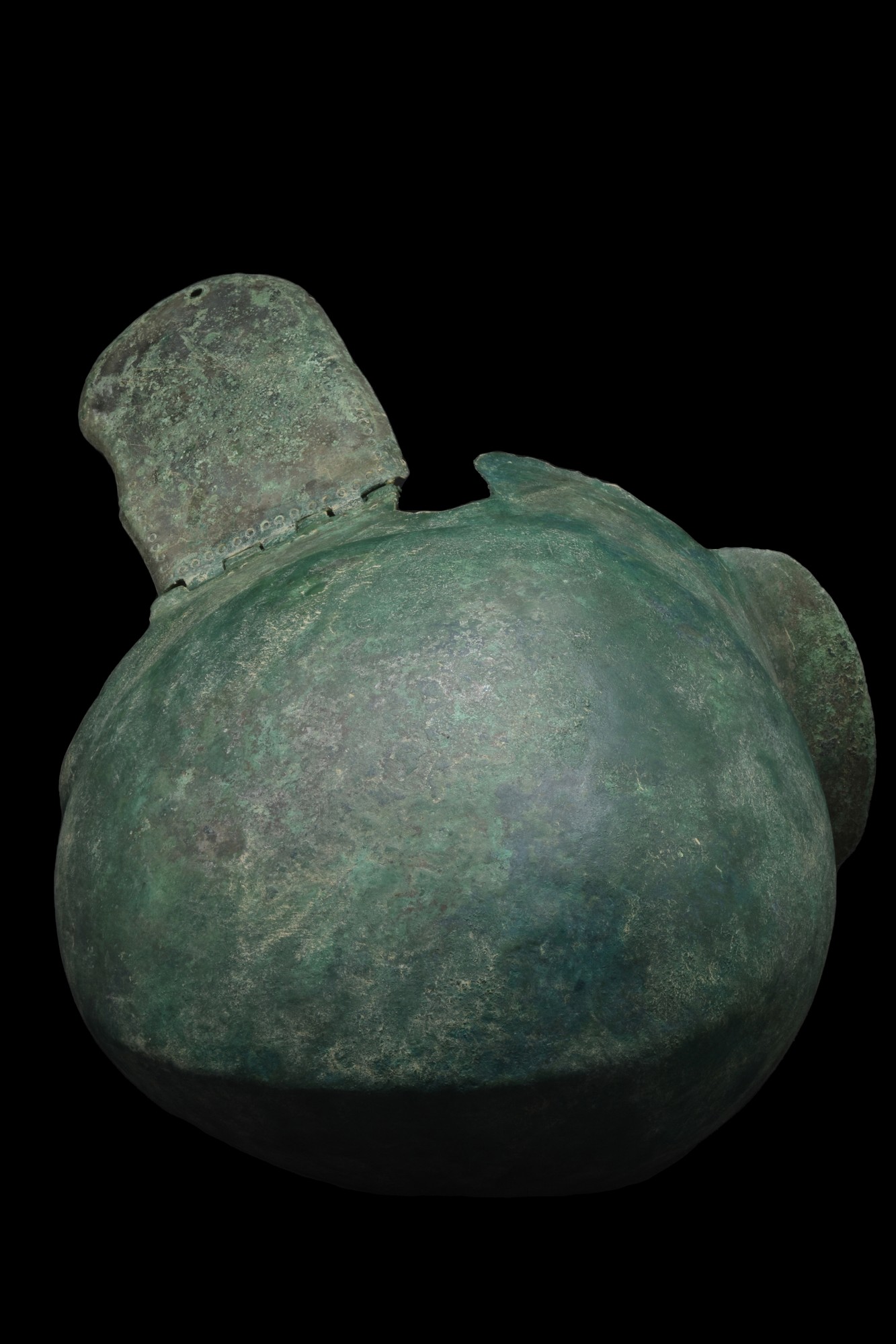 GREEK BRONZE CHALCIDIAN HELMET - Image 4 of 7