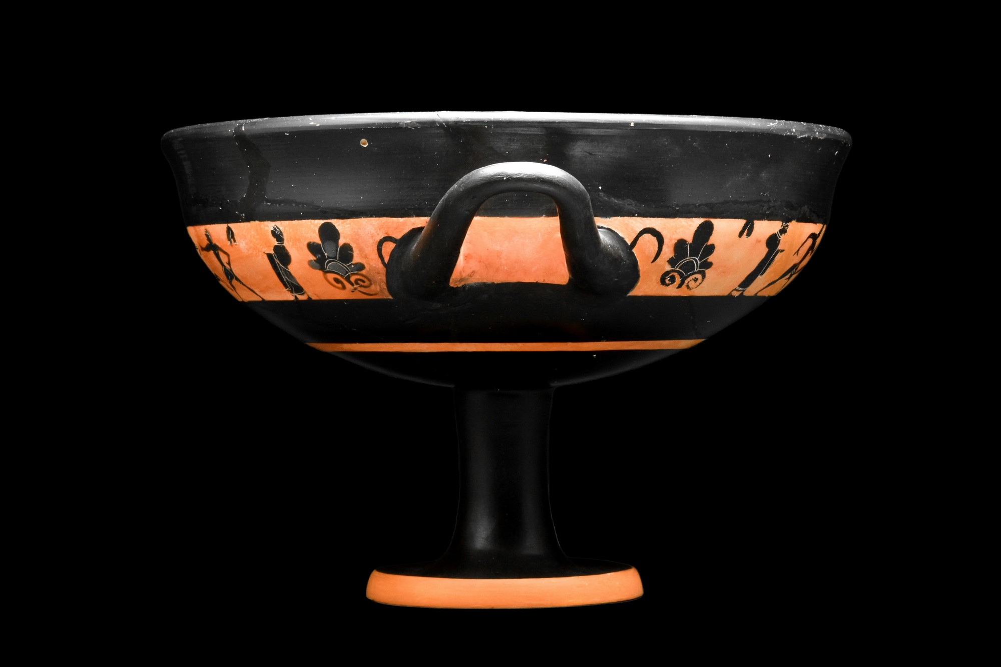 GREEK ATTIC POTTERY STEMMED KYLIX - TL TESTED - Image 2 of 7