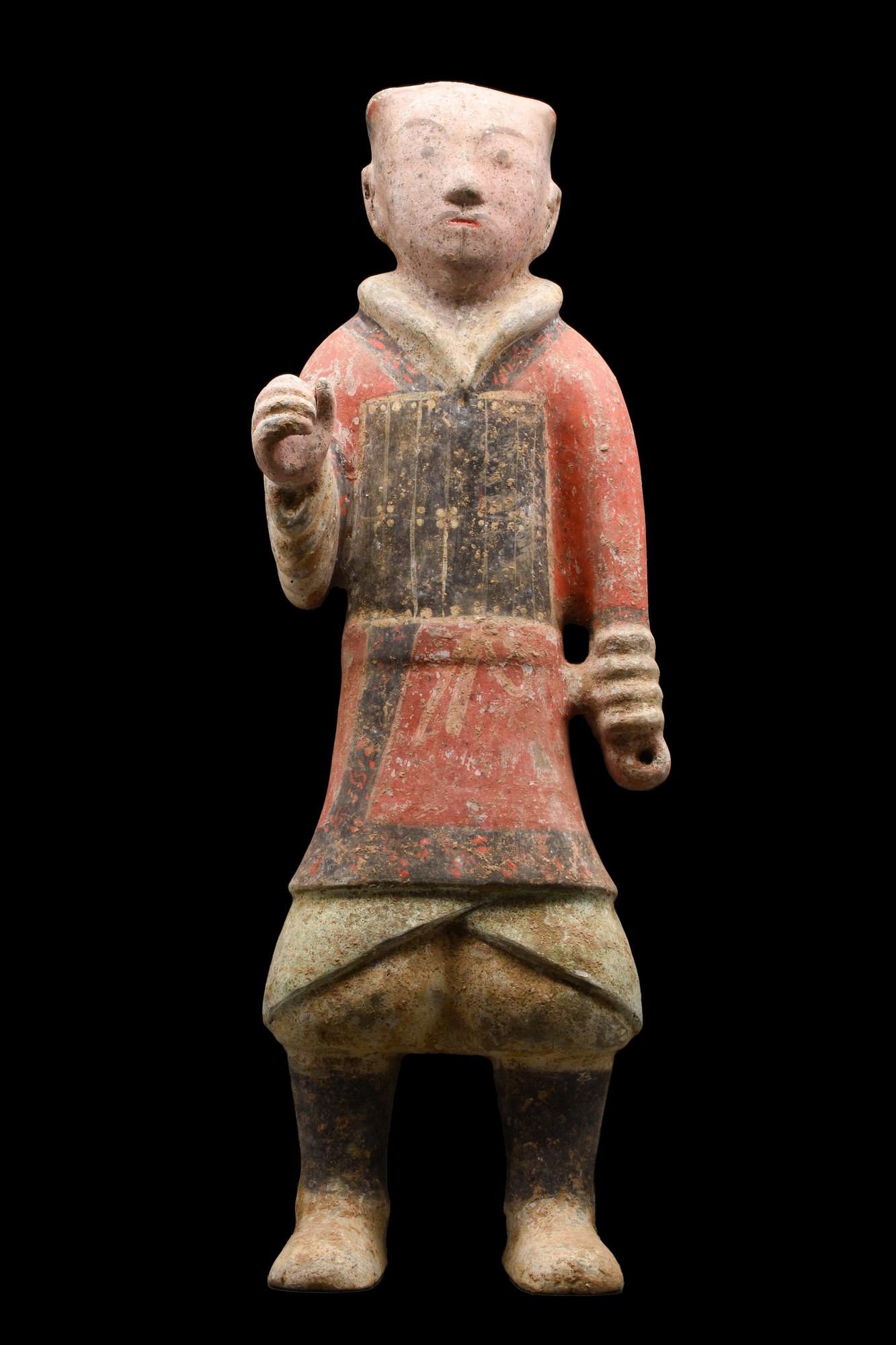 CHINESE HAN DYNASTY TERRACOTTA WARRIOR FIGURE - TL TESTED