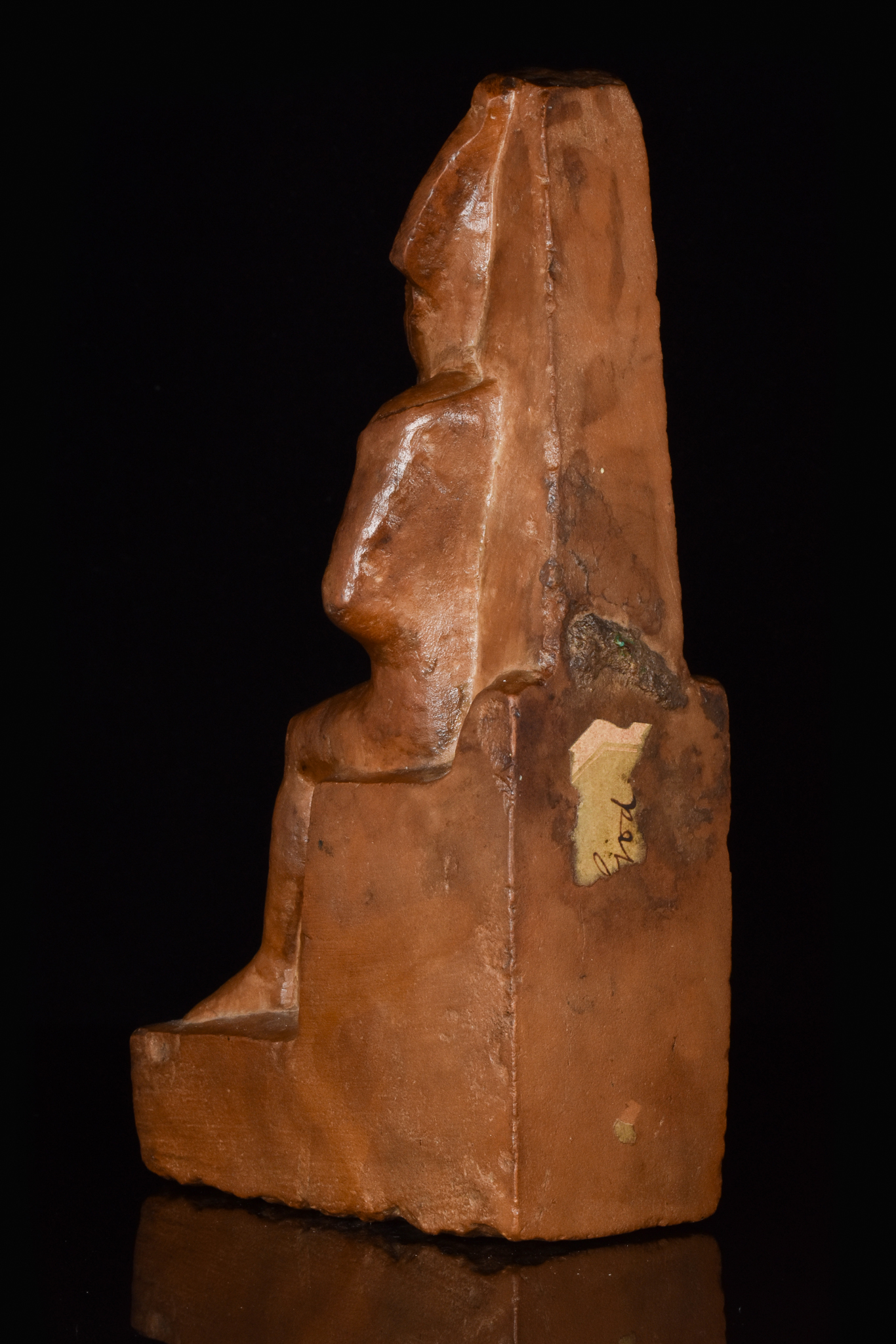 EGYPTIAN STONE FIGURE OF OSIRIS – MUSEUM EXHIBITED - Image 5 of 8