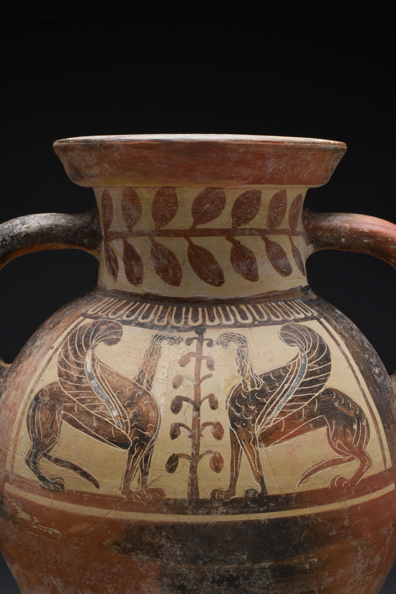 LARGE ETRUSCO-CORINTHIAN AMPHORA - Image 5 of 5