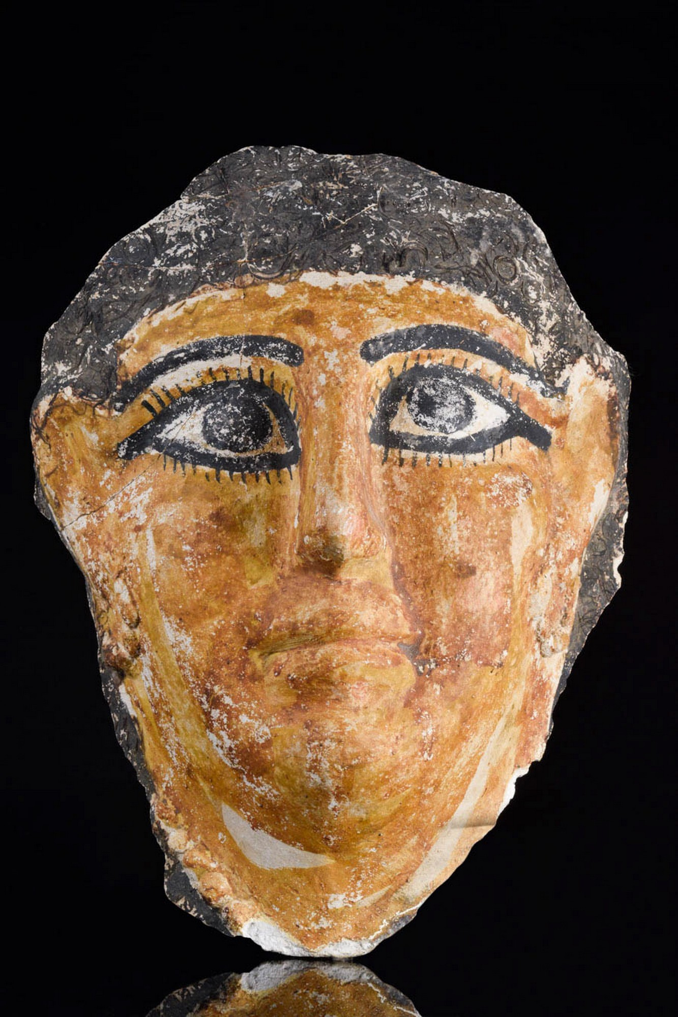 EGYPTIAN CARTONNAGE MUMMY MASK