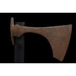 VIKING IRON BEARDED BATTLE AXE