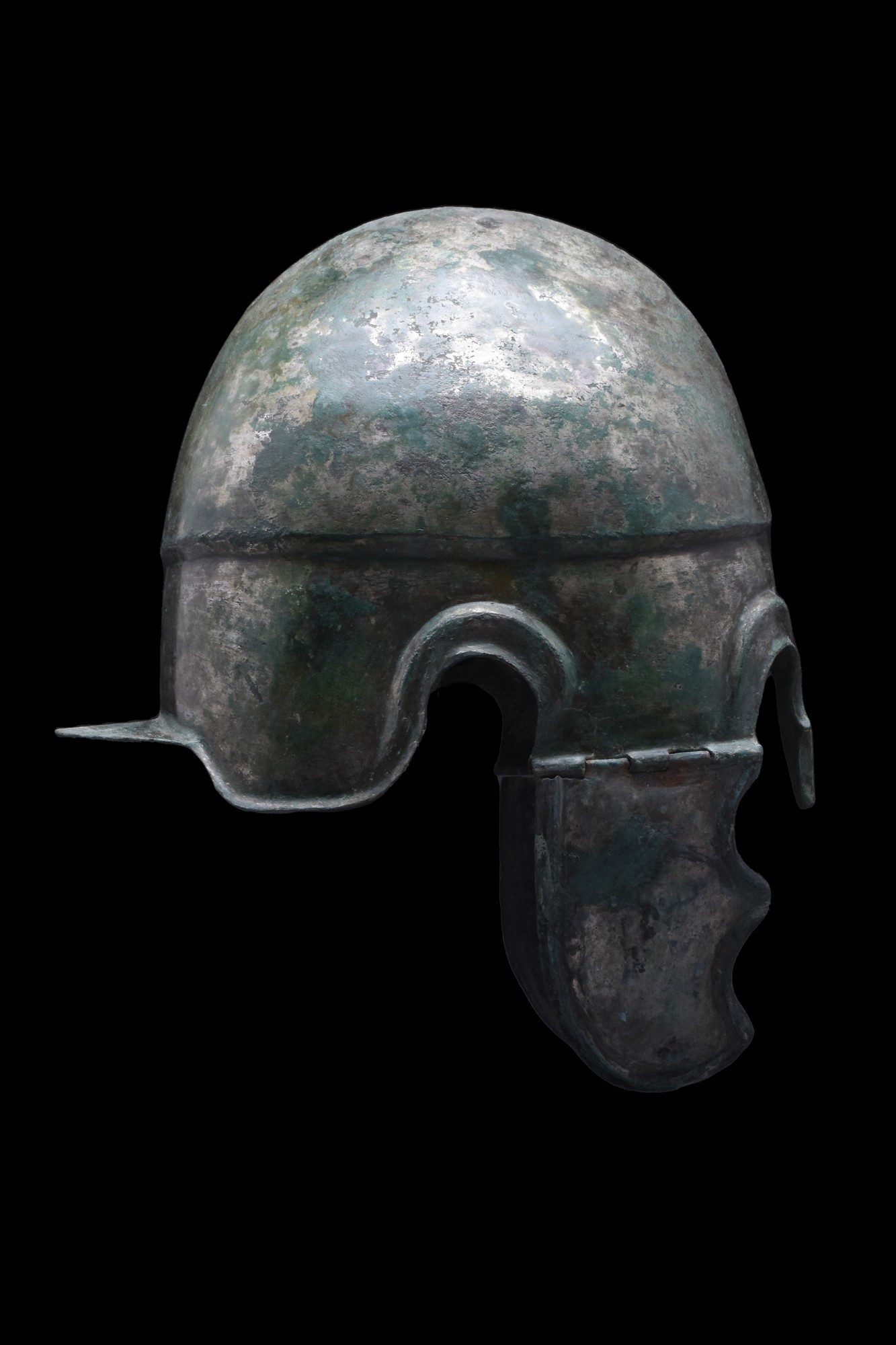 GREEK CHALCIDIAN BRONZE HELMET - Image 5 of 5