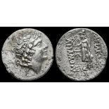 KINGS OF CAPPADOCIA, ARIARATHES IX EUSEBES PHILOPATOR AR DRACHM.