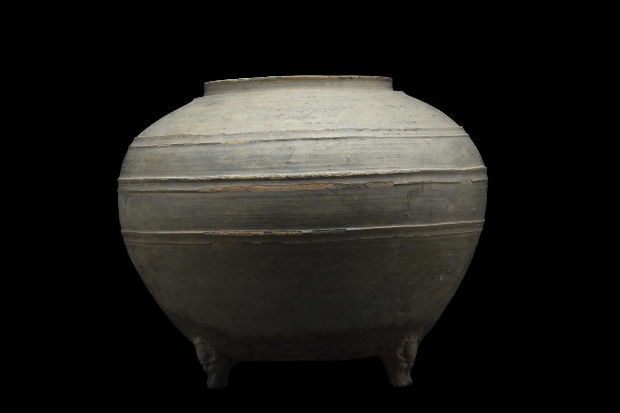 CHINESE HAN DYNASTY GREY POTTERY JAR - TL TESTED