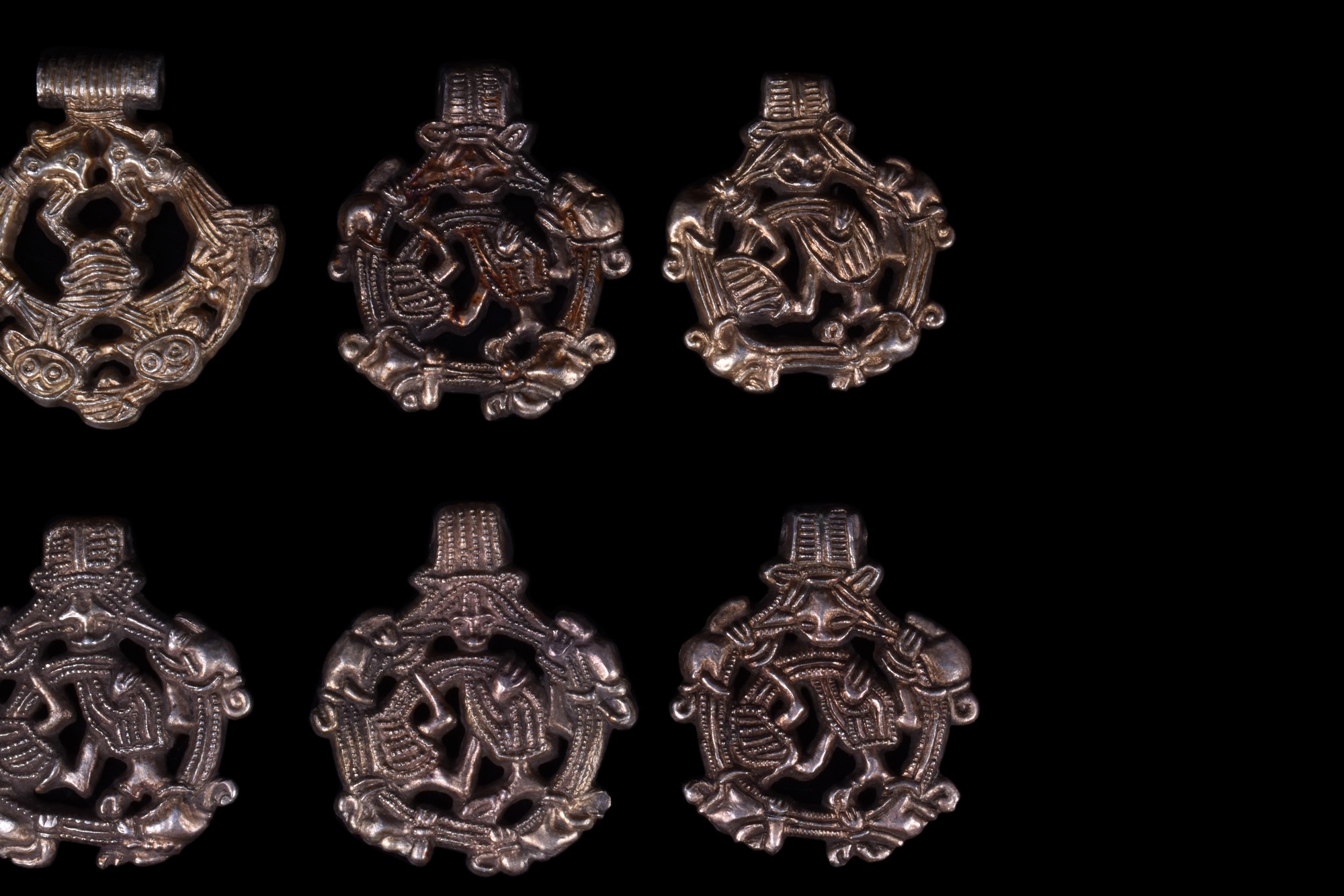 SET OF EIGHT SILVER VIKING PENDANTS - WITH REPORT - Image 3 of 5