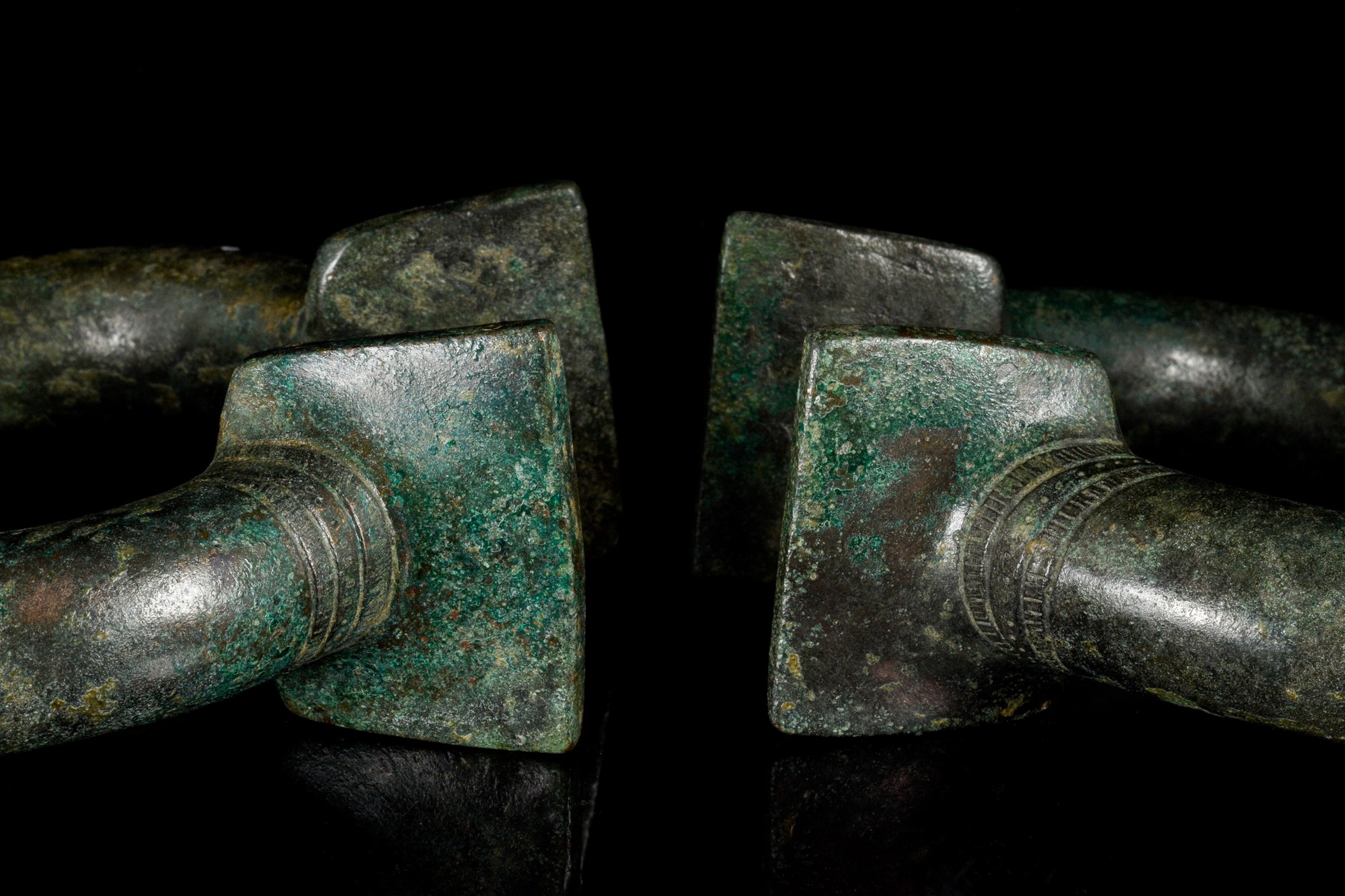 MASSIVE BRONZE AGE ARM RINGS / BRACELETS - Image 9 of 9