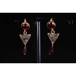 ROMAN MATCHED PAIR OF GOLD EARRINGS