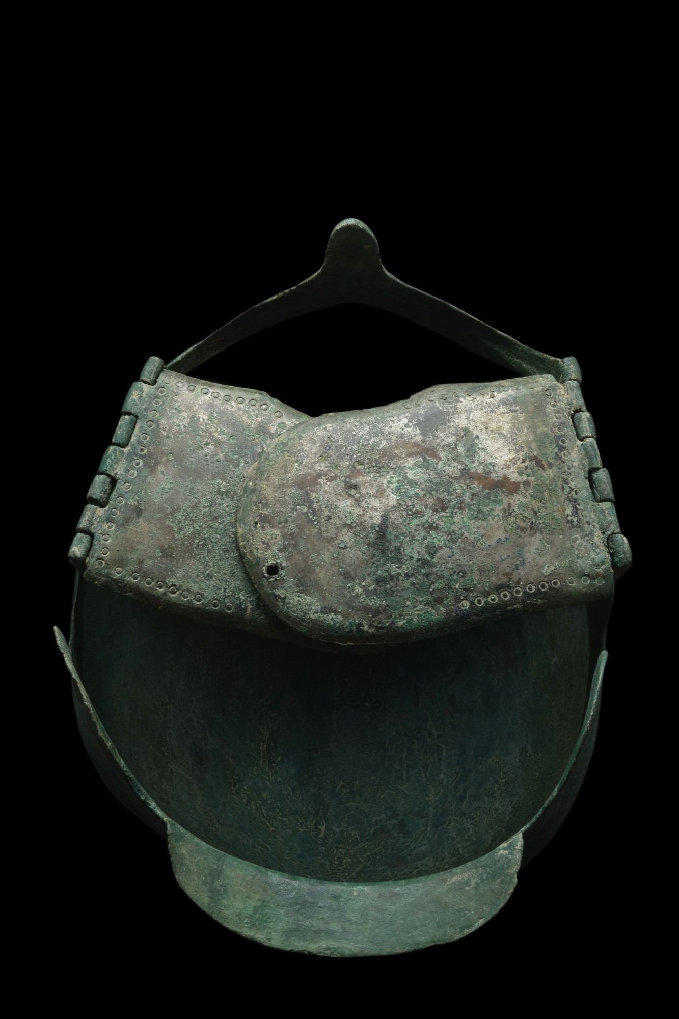 GREEK BRONZE CHALCIDIAN HELMET - Image 5 of 7