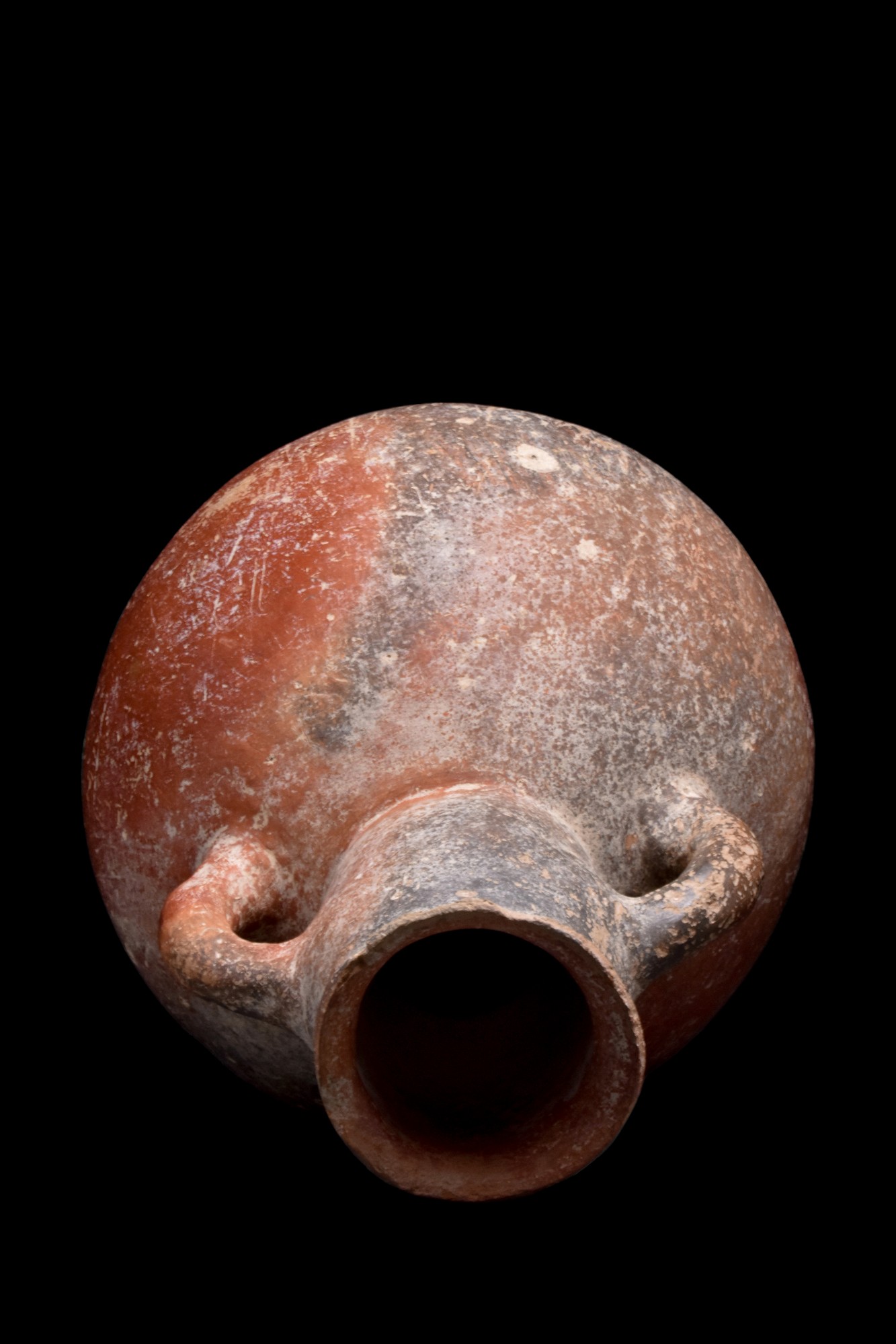 LARGE CYPRIOT BRONZE AGE TERRACOTTA AMPHORA - Image 3 of 6