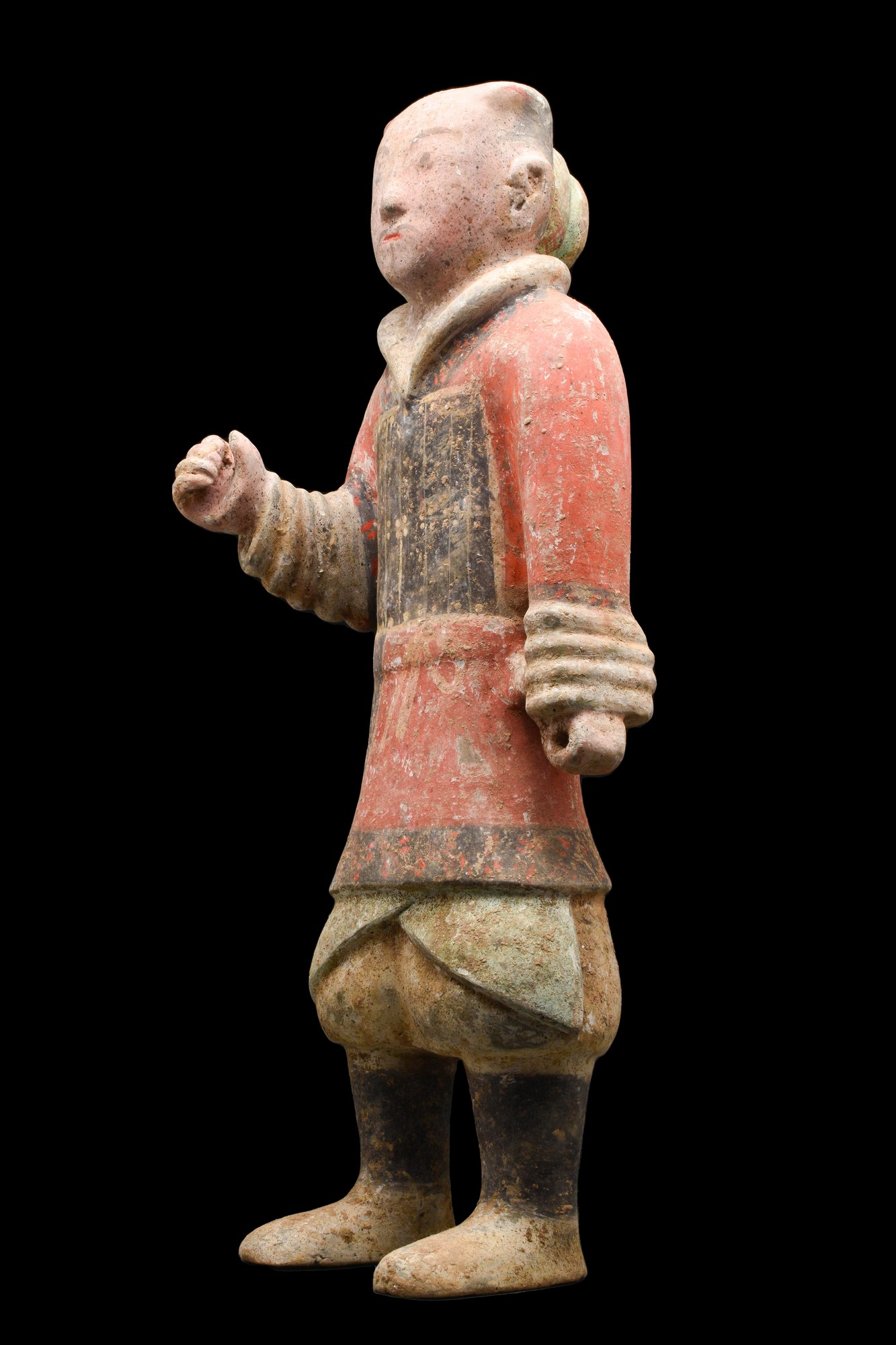 CHINESE HAN DYNASTY TERRACOTTA WARRIOR FIGURE - TL TESTED - Image 2 of 7