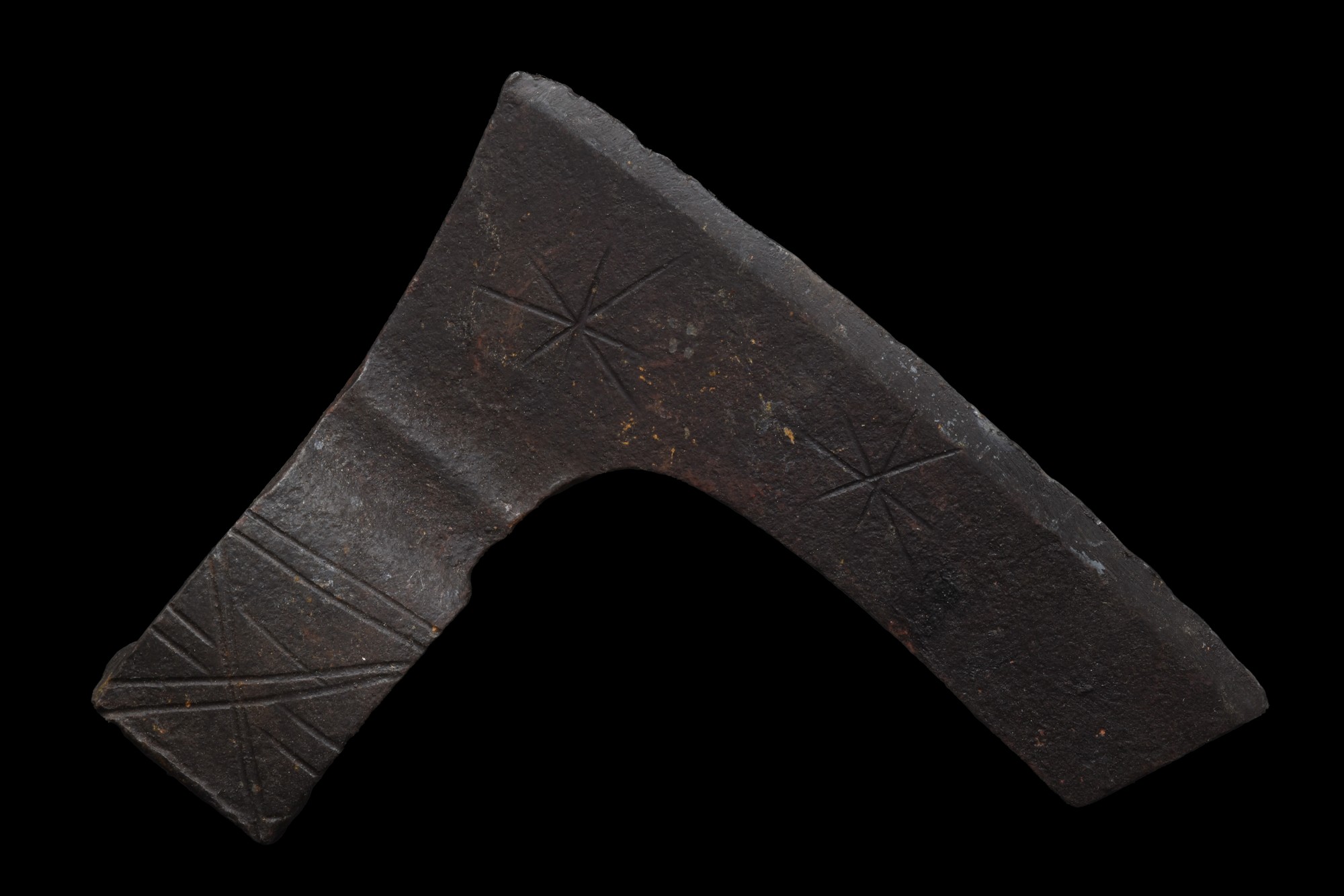 VIKING IRON BATTLE AXE