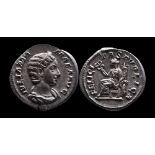 ANCIENT ROMAN IMPERIAL AR DENARIUS JULIA MAMAEA