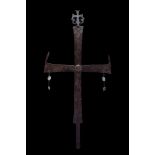 PUBLISHED CRUSADERS IRON PROCESSIONAL CROSS