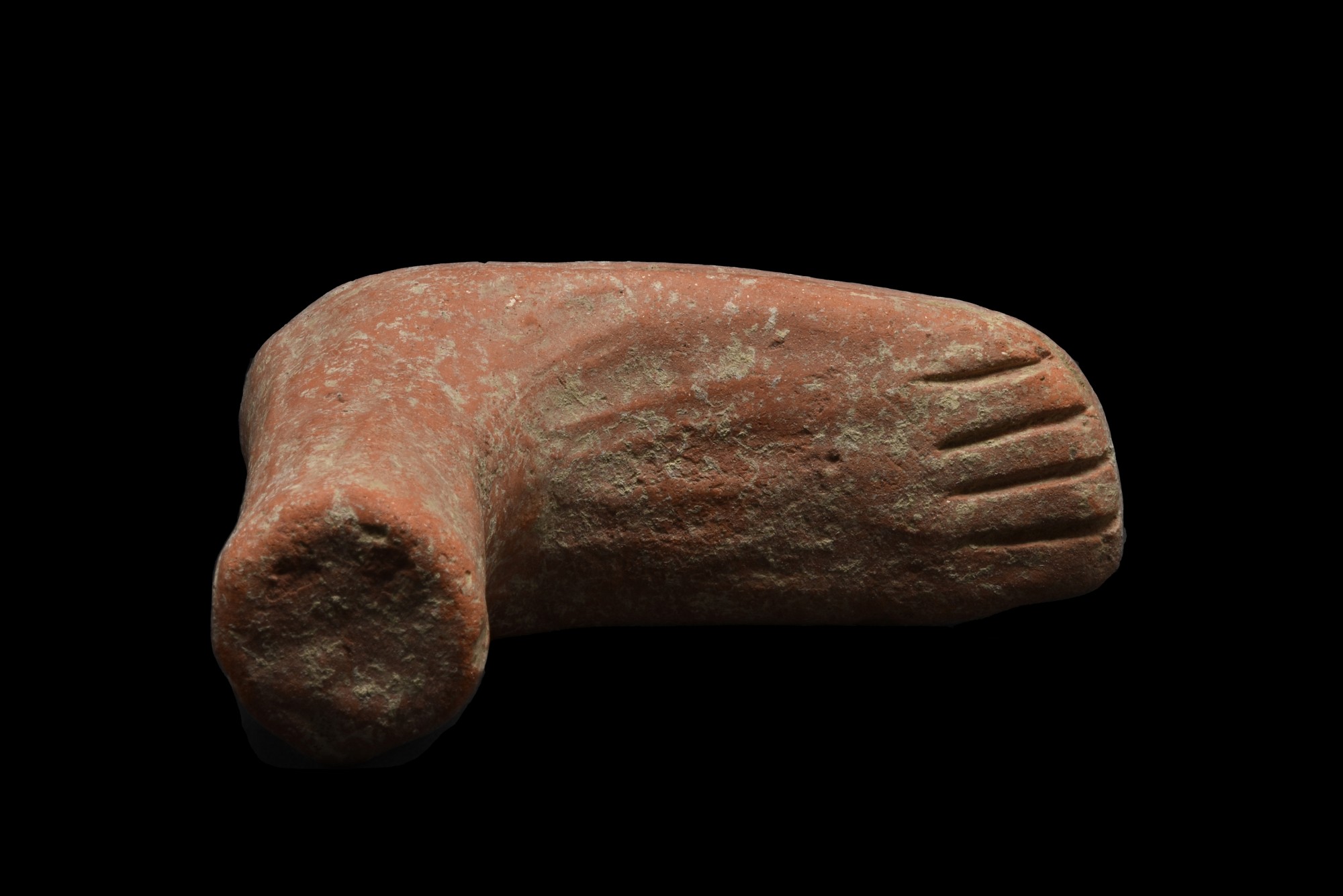 ETRUSCAN VOTIVE POTTERY FOOT - Image 3 of 3