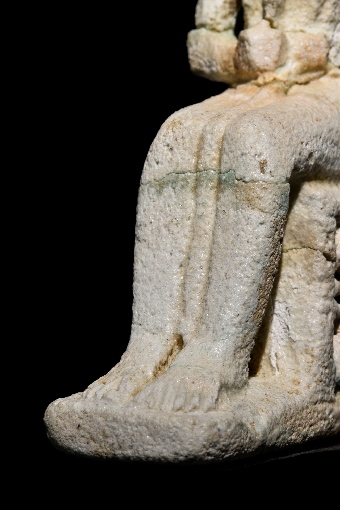 LARGE EGYPTIAN MAAHES STATUETTE - Image 9 of 12