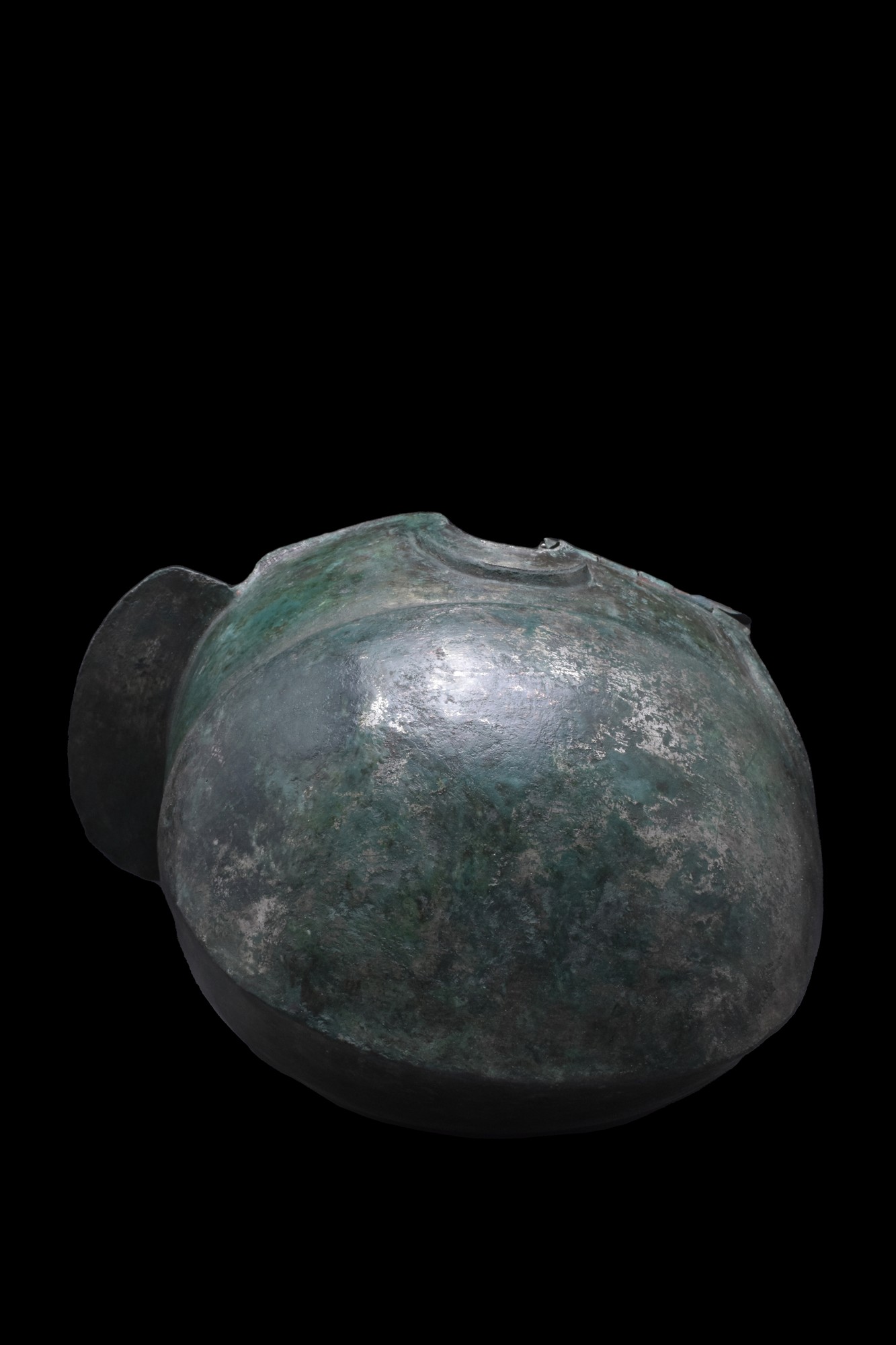 GREEK BRONZE CHALCIDIAN HELMET - Image 6 of 7