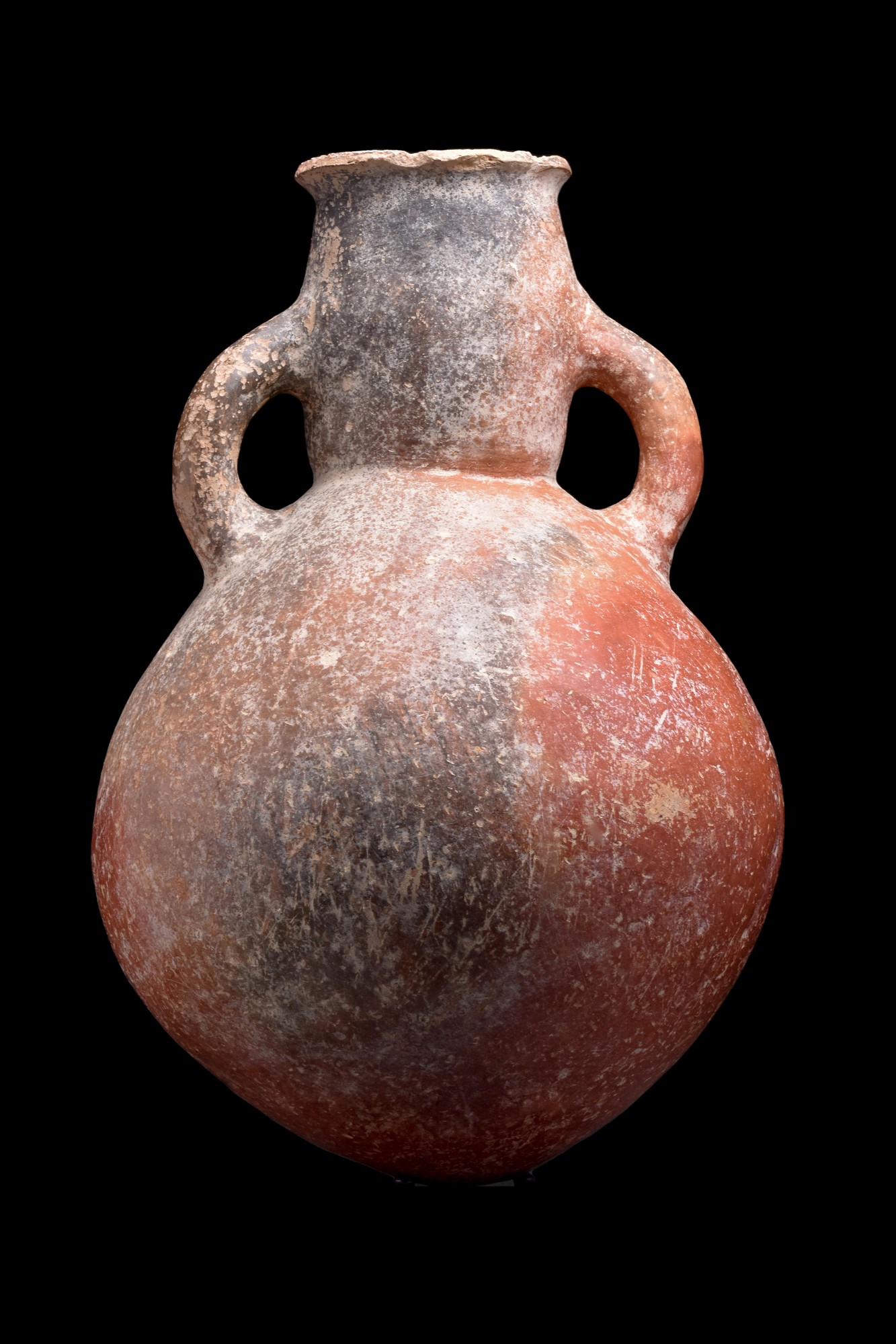 LARGE CYPRIOT BRONZE AGE TERRACOTTA AMPHORA