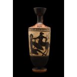 ATTIC BLACK-FIGURE, WHITEGROUND LEKYTHOS