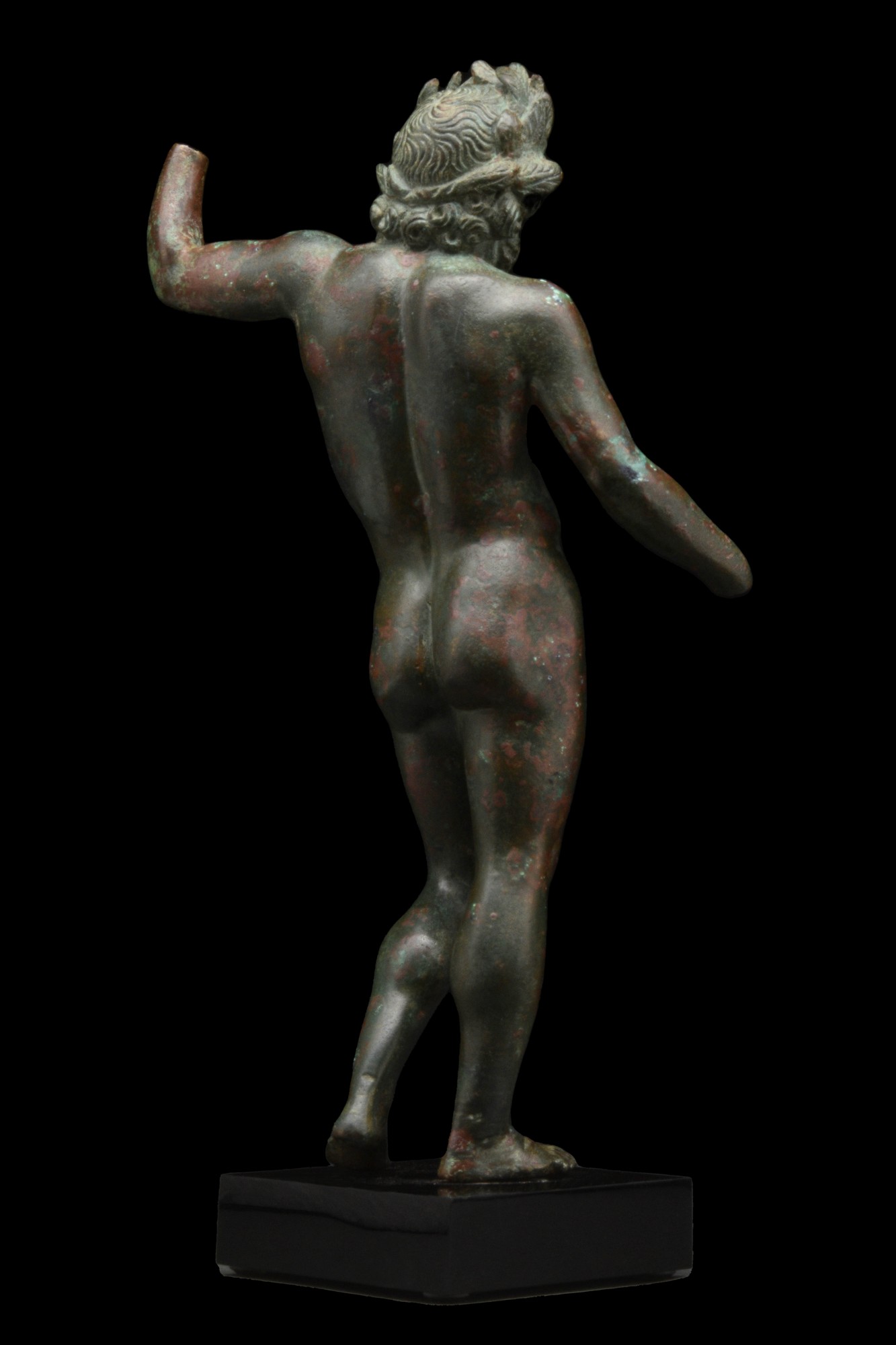 A BRONZE STATUETTE OF JUPITER DEPICTING ZEUS BRONTAIOS - Image 4 of 6