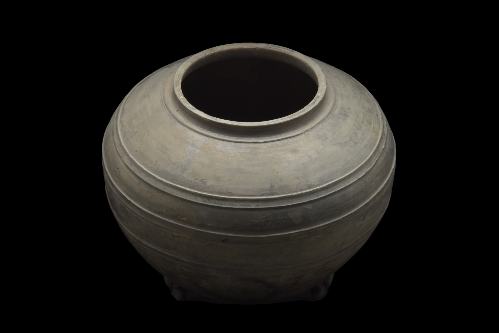 CHINESE HAN DYNASTY GREY POTTERY JAR - TL TESTED - Image 3 of 7