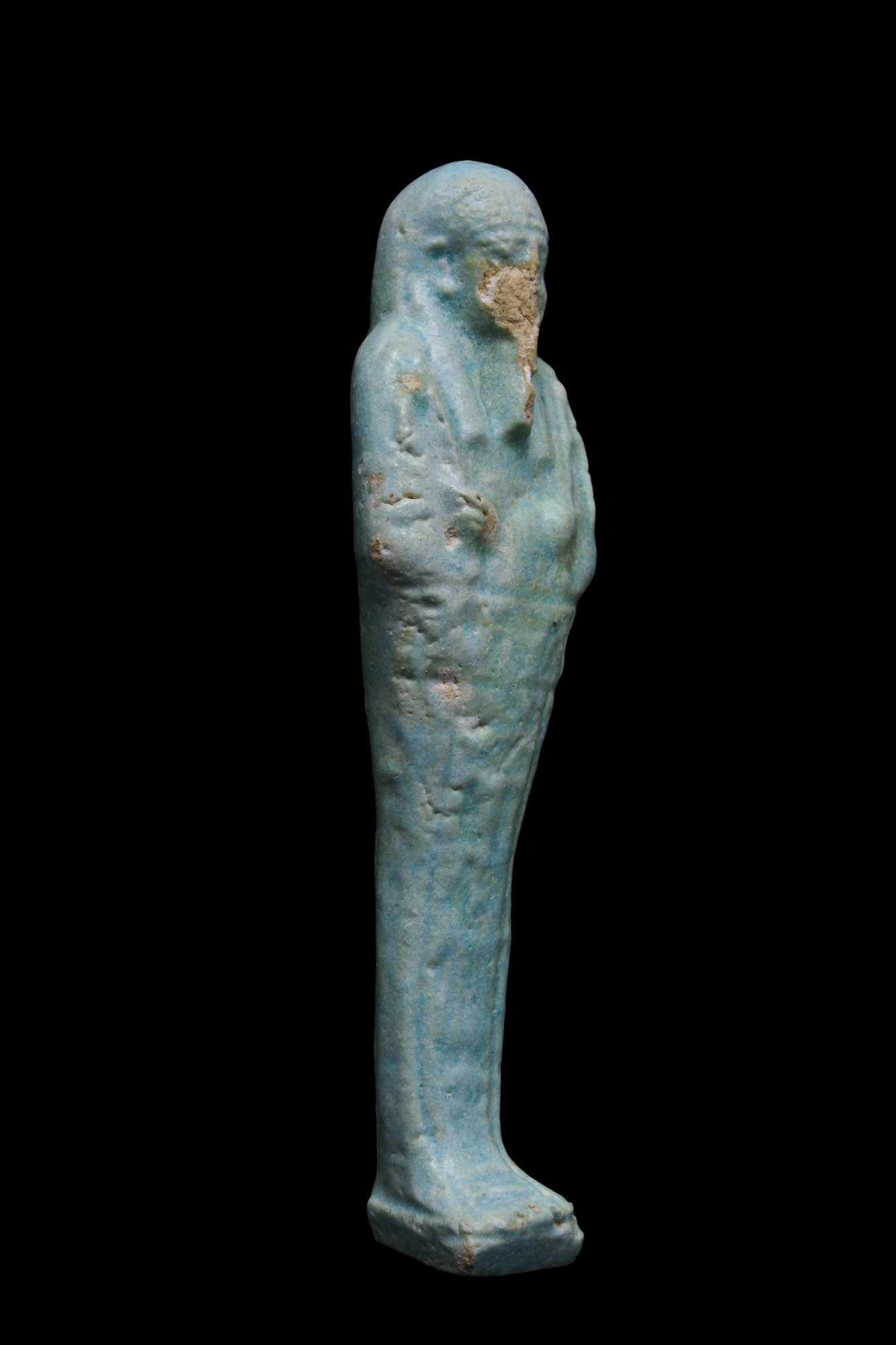 ANCIENT EGYPTIAN FAIENCE USHABTI - Image 2 of 3