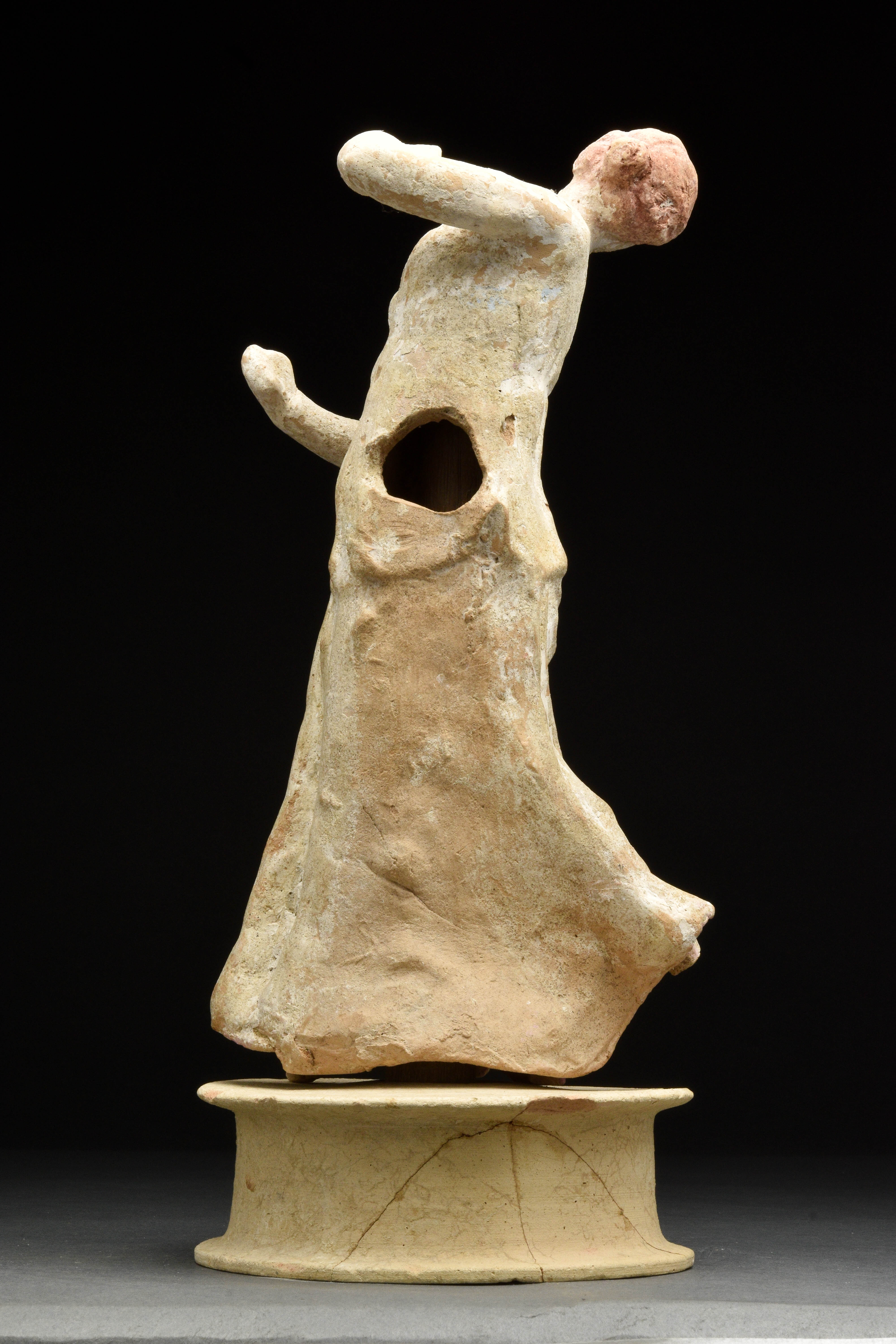 GREEK CANOSAN TERRACOTTA DANCING WOMAN - EX CHRISTIES - Image 4 of 10