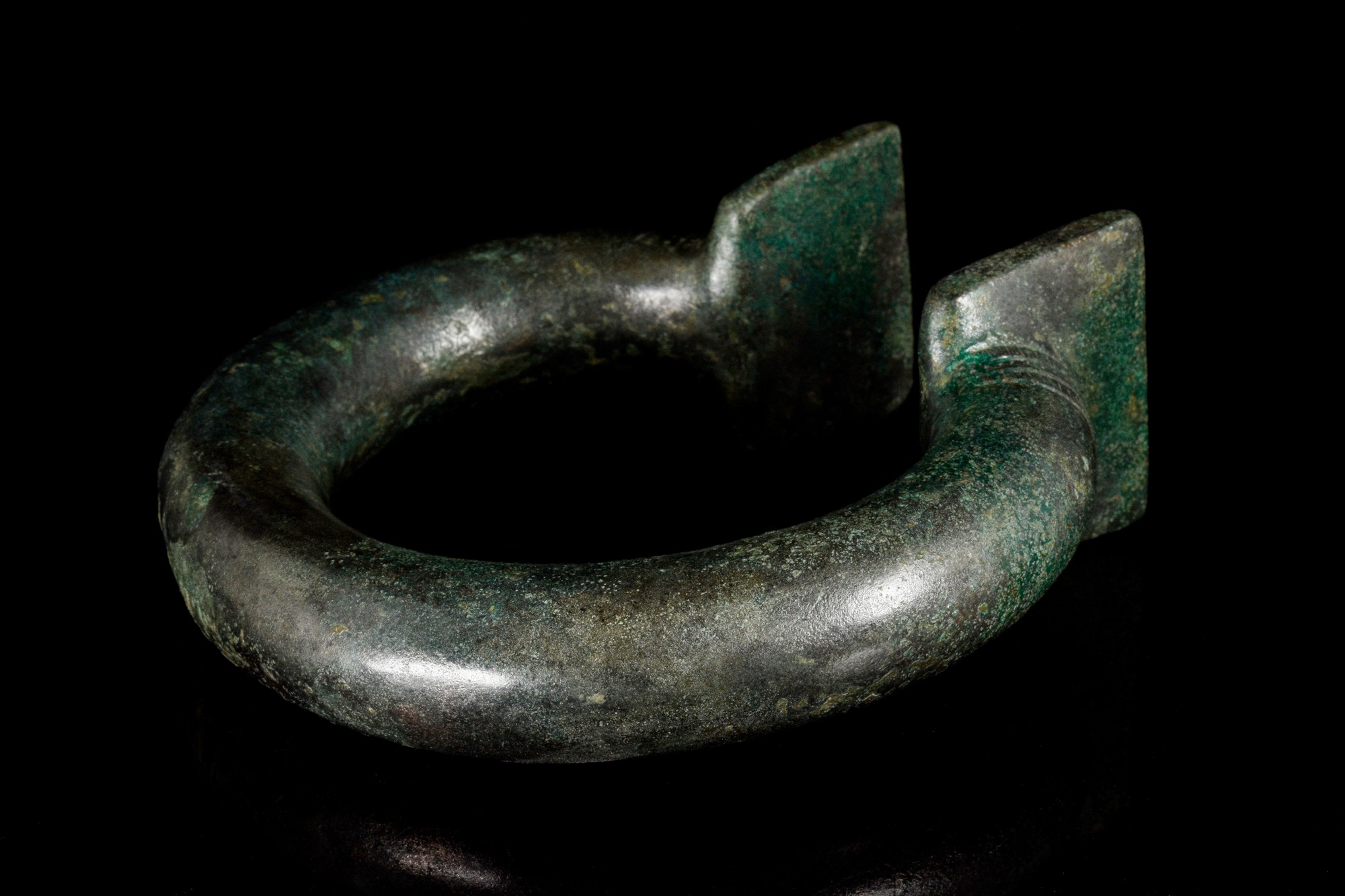 MASSIVE BRONZE AGE ARM RINGS / BRACELETS - Image 4 of 9