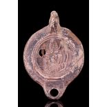 ROMAN TERRACOTTA OIL LAMP