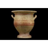 ANCIENT GREEK DAUNIAN POTTERY BELL-KRATER