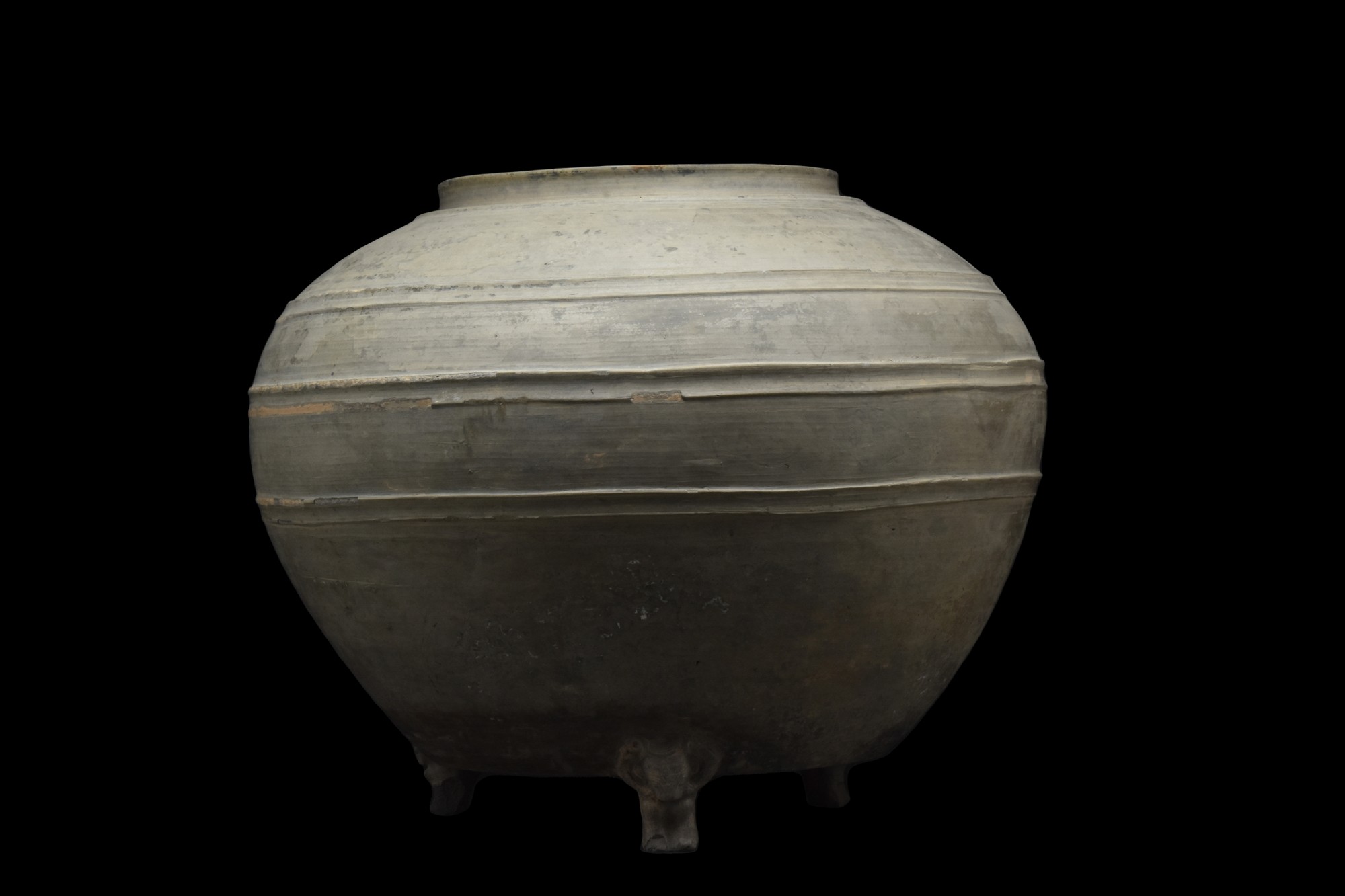 CHINESE HAN DYNASTY GREY POTTERY JAR - TL TESTED - Image 2 of 7