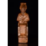 EGYPTIAN STONE FIGURE OF OSIRIS – MUSEUM EXHIBITED