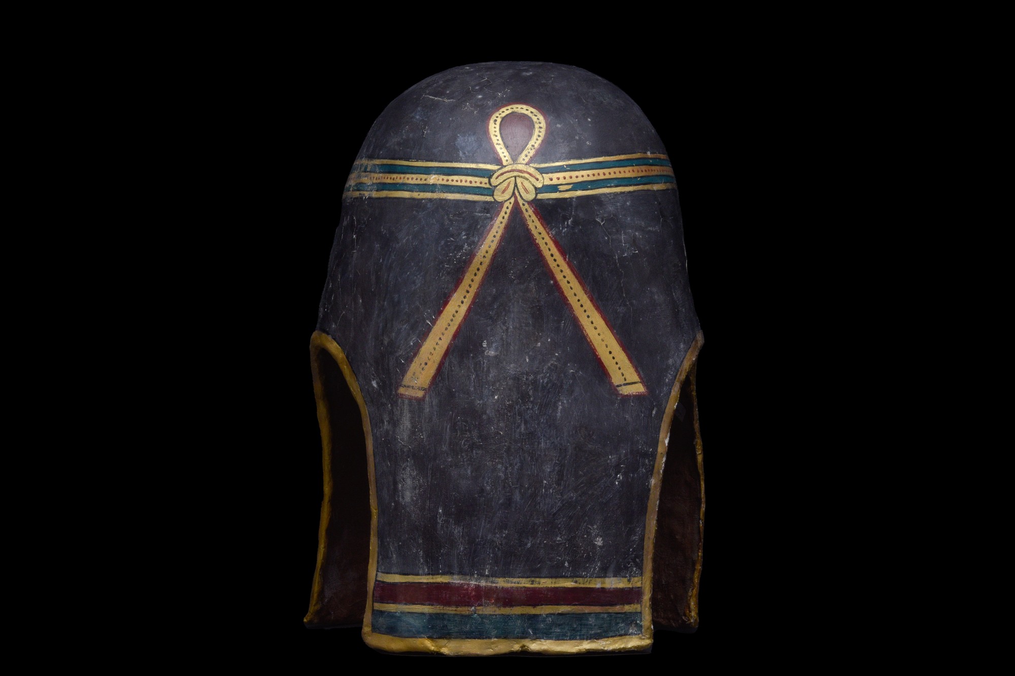 RARE EGYPTIAN CARTONNAGE MASK - Image 4 of 8