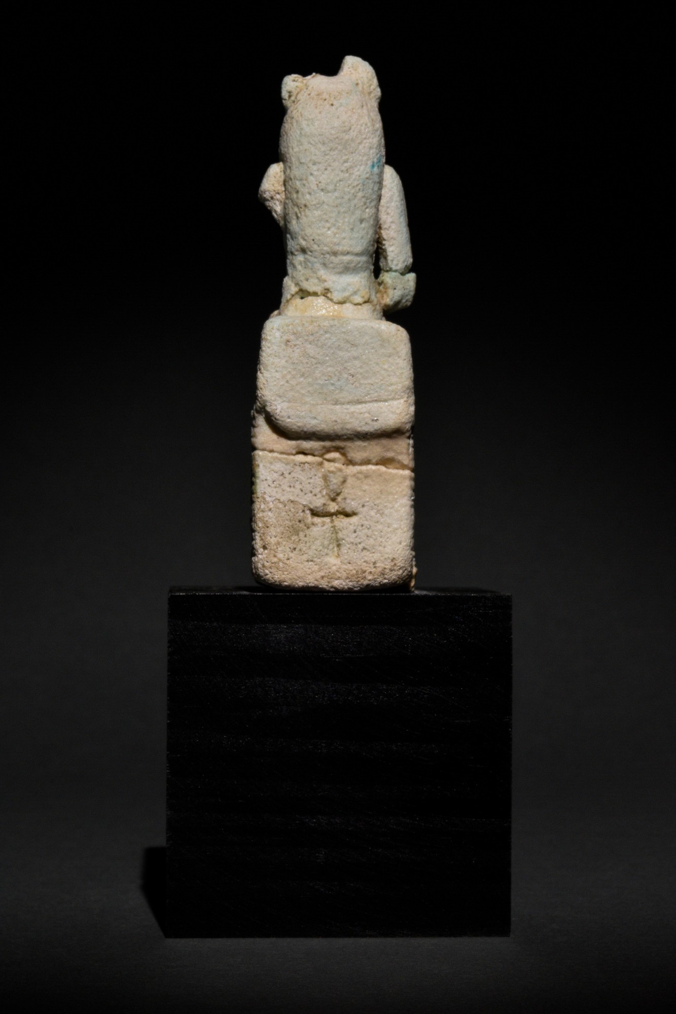 LARGE EGYPTIAN MAAHES STATUETTE - Image 4 of 12