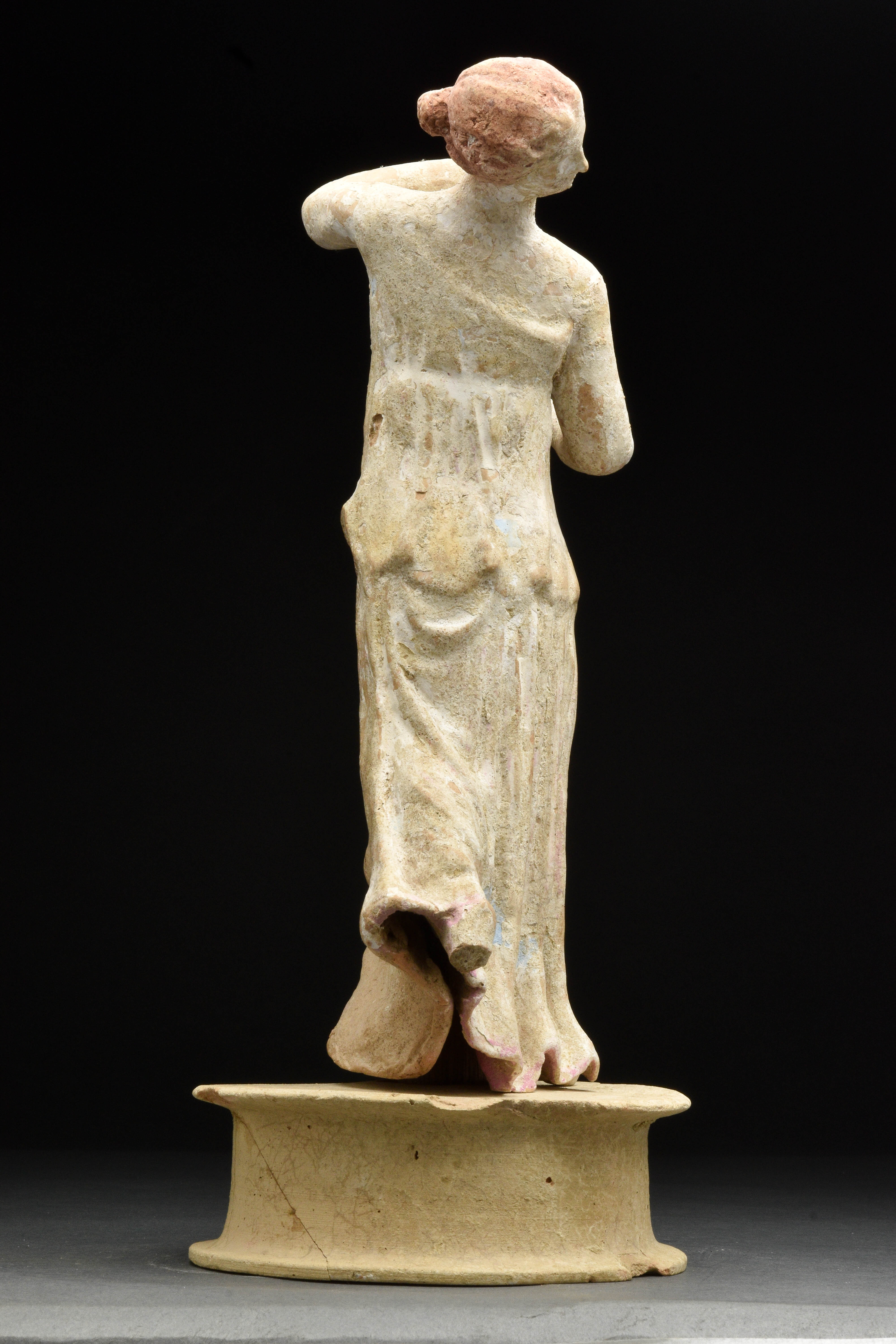 GREEK CANOSAN TERRACOTTA DANCING WOMAN - EX CHRISTIES - Image 5 of 10