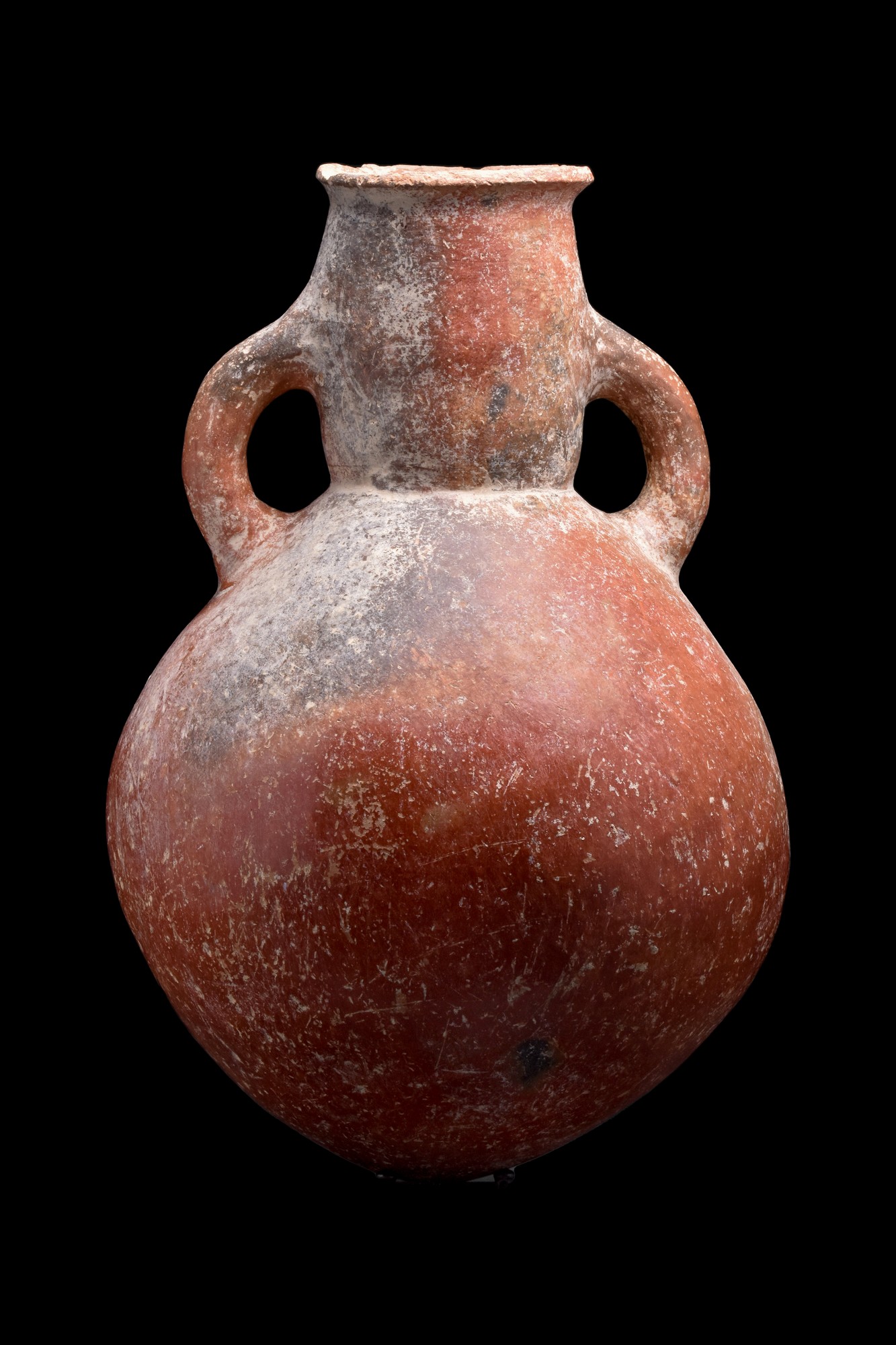 LARGE CYPRIOT BRONZE AGE TERRACOTTA AMPHORA - Image 2 of 6