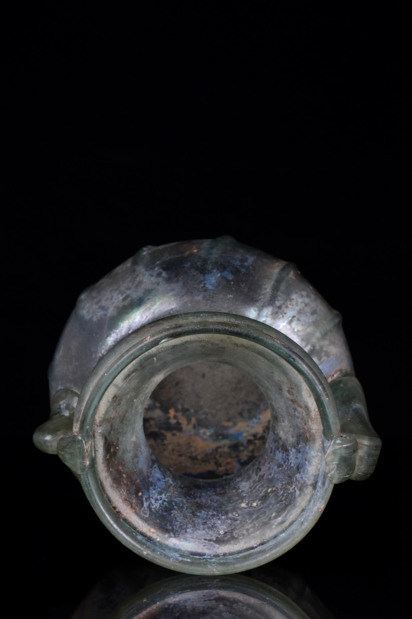 ROMAN GLASS JAR WITH HANDLES - Image 4 of 6