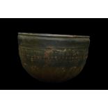 GREEK HELLENISTIC MEGARIAN MOLD FORMED BOWL