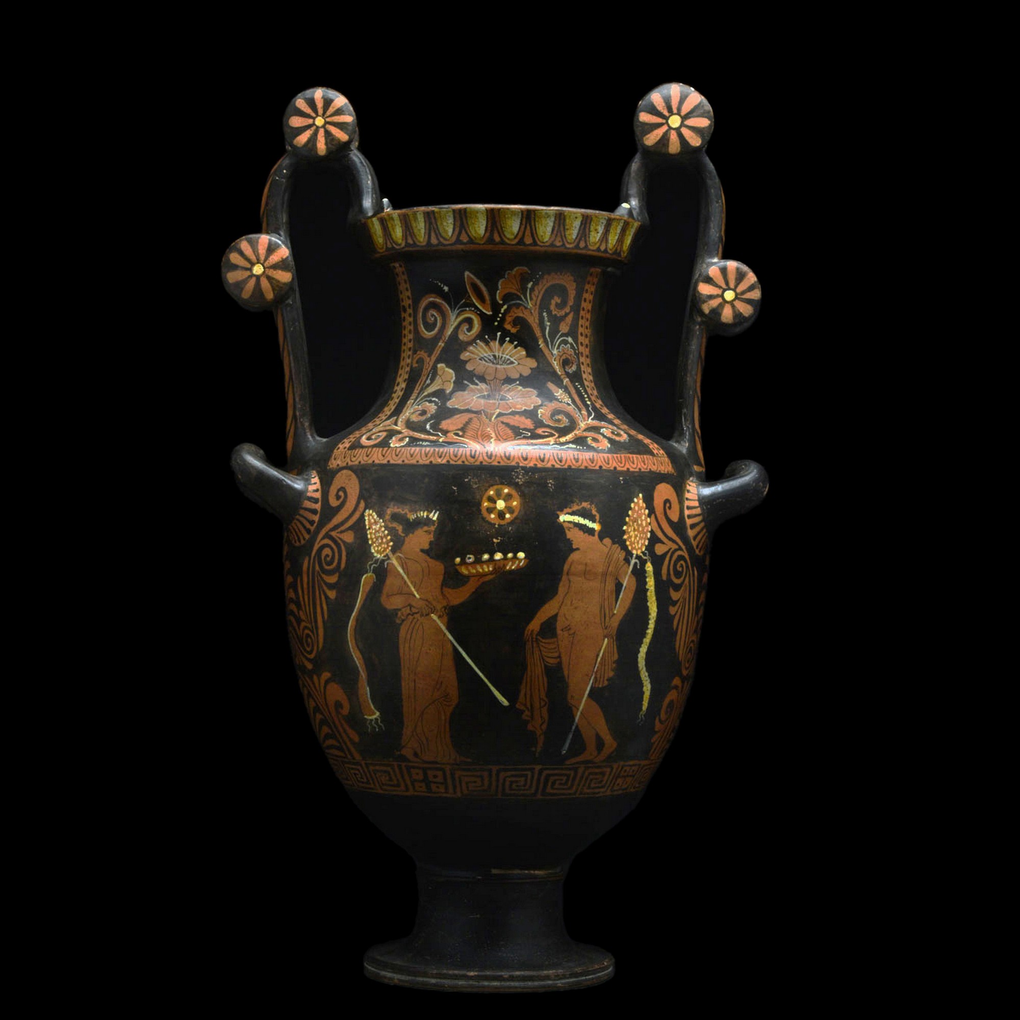 RARE APULIAN-LUCANIAN RED-FIGURE VOLUTE KRATER - TL TESTED