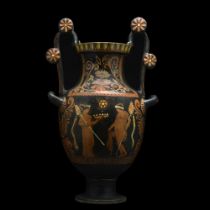 RARE APULIAN-LUCANIAN RED-FIGURE VOLUTE KRATER - TL TESTED